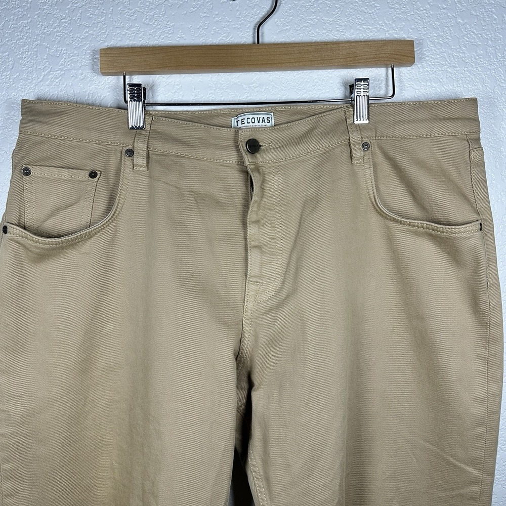 Tecovas Men's Straight Jeans in Khaki Tan